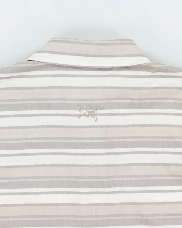 Vintage Arc'teryx Striped Short Sleeve Shirt - L