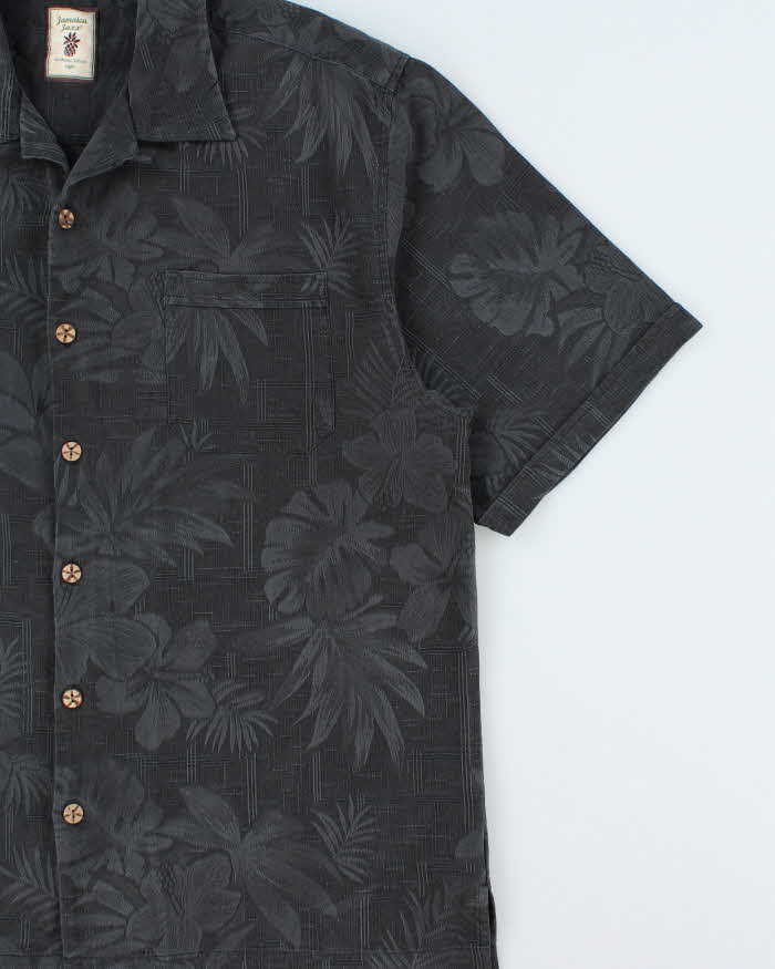 Vintage Jamaica Jaxx Silk Hawaiian Shirt - L
