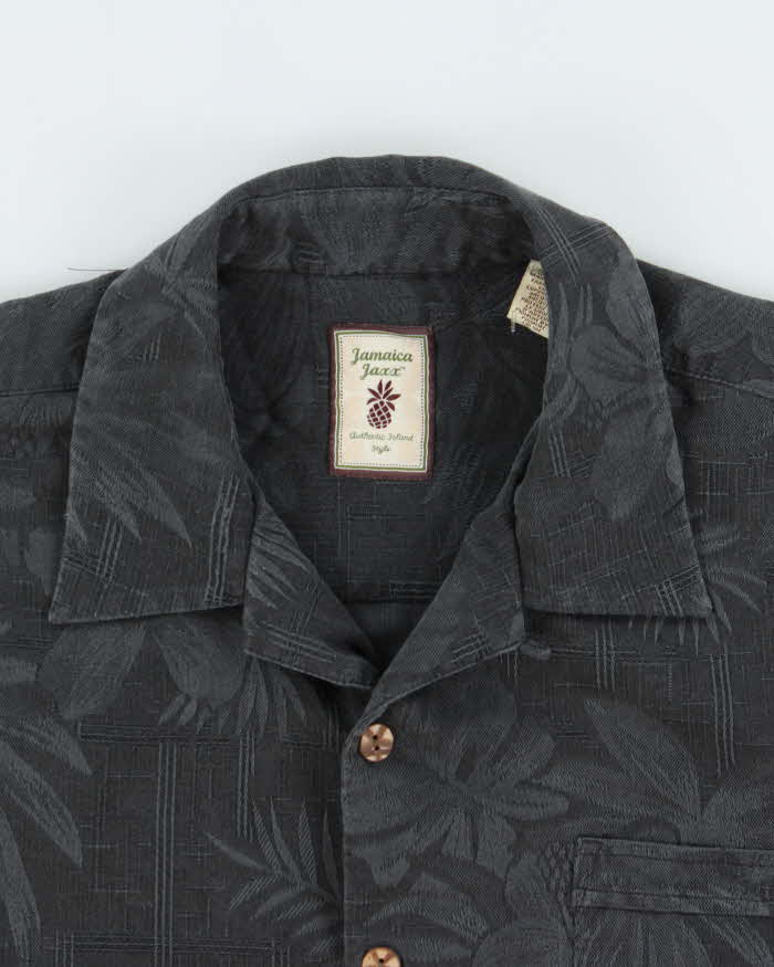 Vintage Jamaica Jaxx Silk Hawaiian Shirt - L