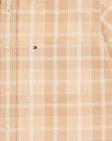 Vintage Y2K 00s Tommy Hilfiger Plaid Check Short Sleeve Shirt - M