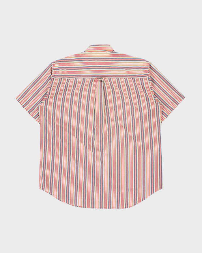 Vintage 1990s Gant Classic Striped Short Sleeve Shirt - L
