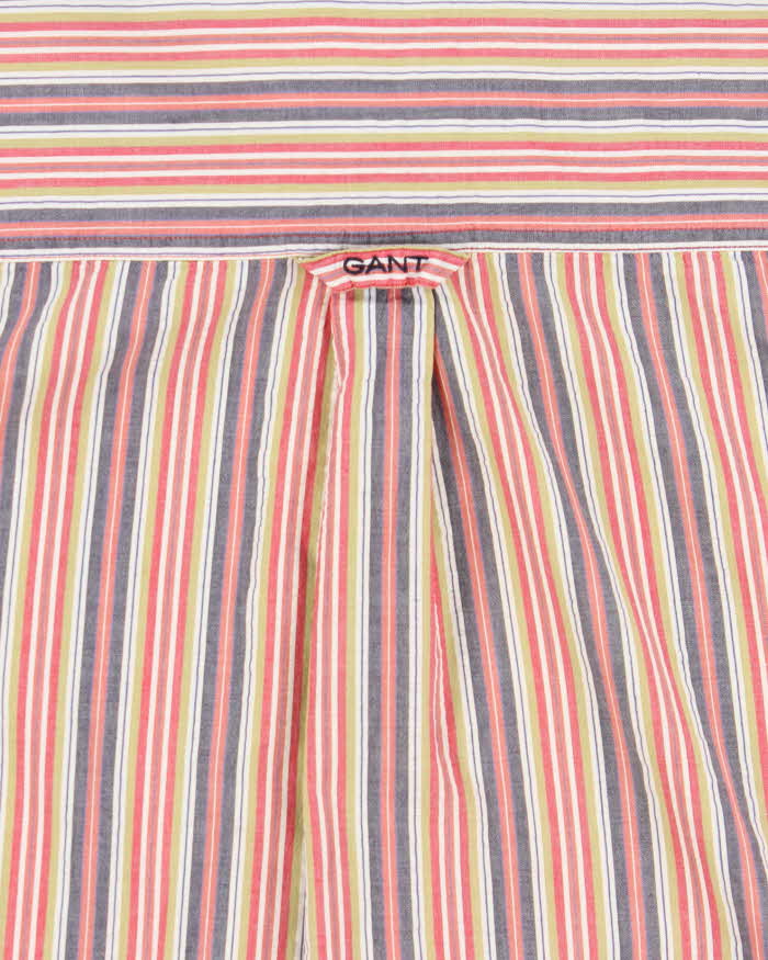 Vintage 1990s Gant Classic Striped Short Sleeve Shirt - L