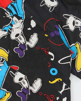 Vintage 1990s Disney Mickey Unlimited Goofy Silk Graphic Short Sleeve Shirt - L