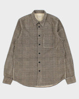 Vintage Nudie Jeans Organic Fairtrade Cotton Houndstooth Flannel Long Sleeve Shirt - M