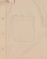 Vintage 1990s Balmain Relaxed Fit Tan Short Sleeve Shirt - L