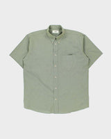 Vintage 1990s Hugo Boss Iridescent Style Cotton Short Sleeve Shirt - L