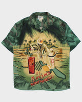 Vintage Y2K 00s Big Dogs Aloha Camp Collar Short Sleeve Shirt - M