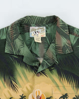 Vintage Y2K 00s Big Dogs Aloha Camp Collar Short Sleeve Shirt - M