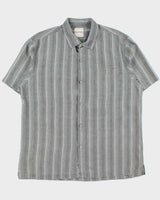 Vintage Y2K 00s Tommy Bahama Silk Pattern Striped Short Sleeve Shirt - XL