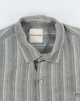 Vintage Y2K 00s Tommy Bahama Silk Pattern Striped Short Sleeve Shirt - XL