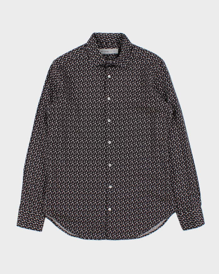 Vintage Y2K 00s Etro Classic Paisley Print Long Sleeve Shirt - M