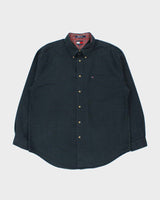 Vintage Y2K 00s Tommy Hilfiger Classic Tartan Long Sleeve Shirt - XL