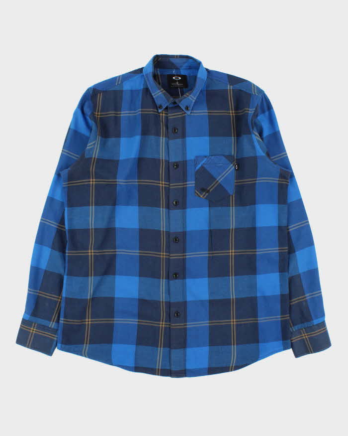 Vintage Oakley Checked Long Sleeve Shirt - S