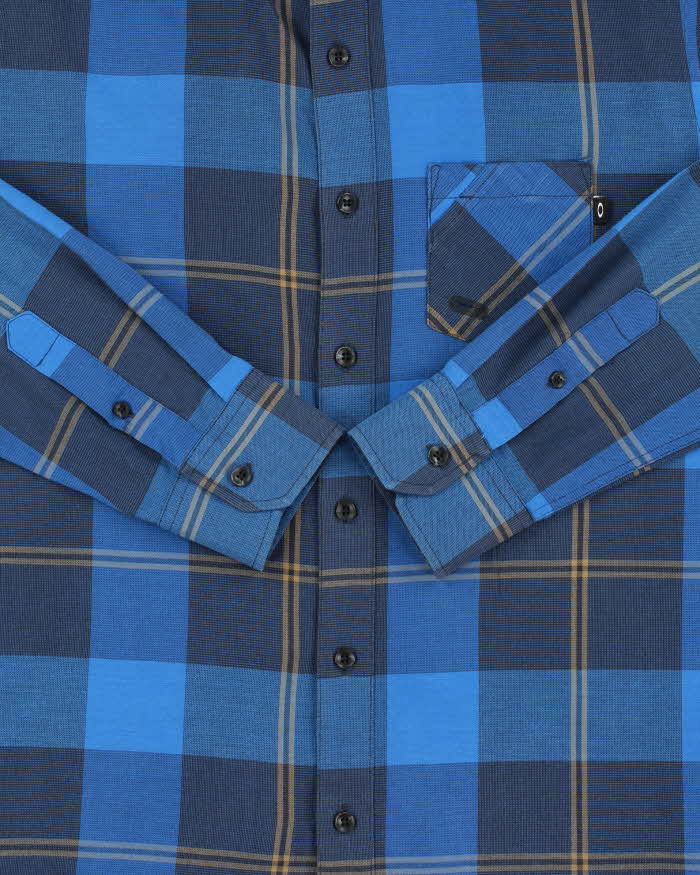 Vintage Oakley Checked Long Sleeve Shirt - S