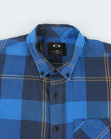 Vintage Oakley Checked Long Sleeve Shirt - S