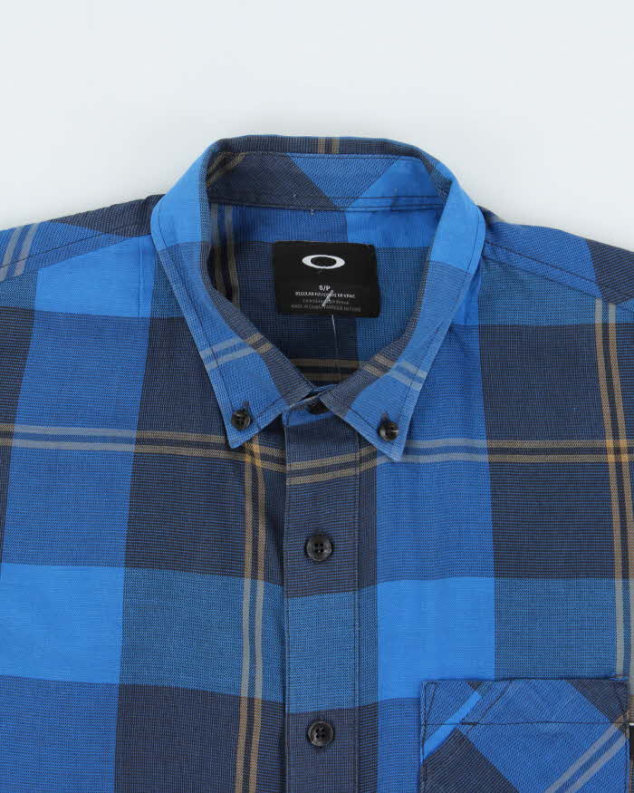 Vintage Oakley Checked Long Sleeve Shirt - S