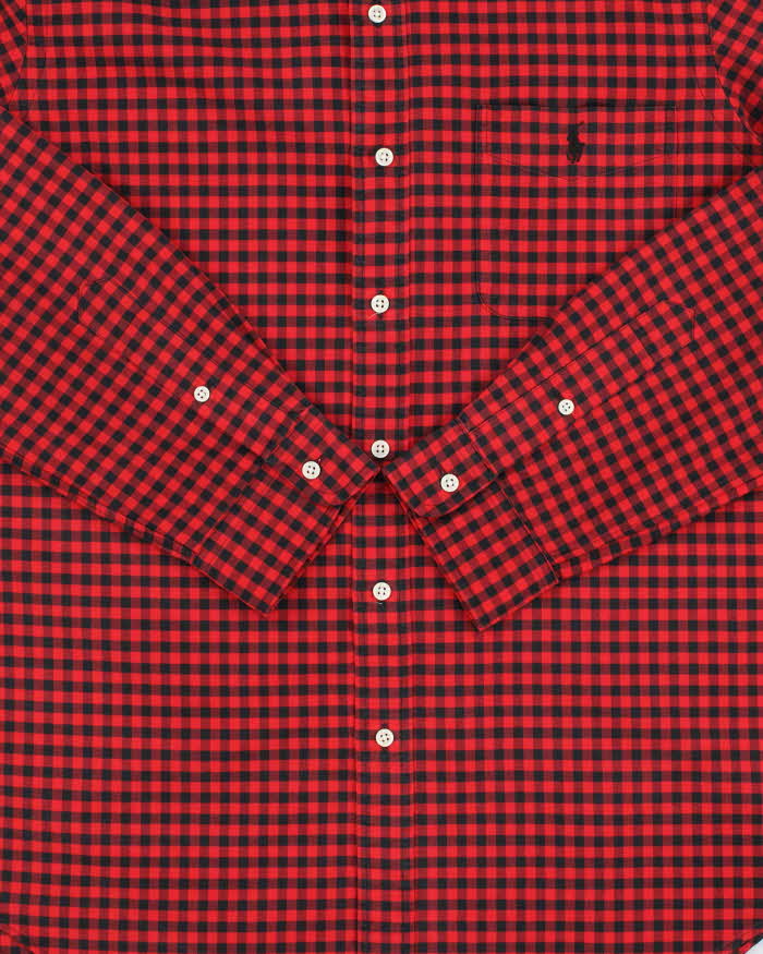 Vintage Ralph Lauren Checked Long Sleeve Shirt - L