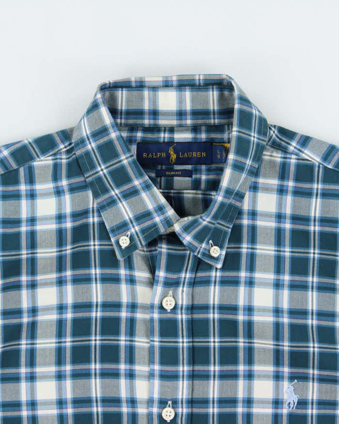 Vintage Ralph Lauren Checked Long Sleeve Shirt - L