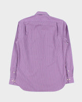 Vintage Ralph Lauren Checked Slim Fit Long Sleeve Shirt - M