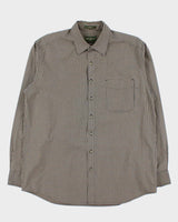 Vintage Eddie Bauer Checked Relaxed Fit Long Sleeve Shirt - L