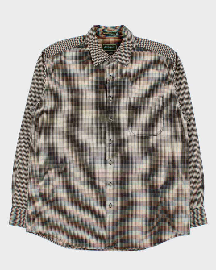 Vintage Eddie Bauer Checked Relaxed Fit Long Sleeve Shirt - L