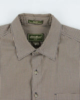 Vintage Eddie Bauer Checked Relaxed Fit Long Sleeve Shirt - L