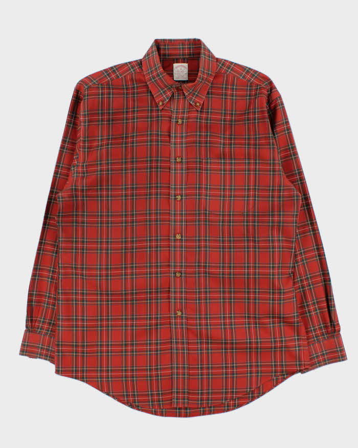 Vintage Brooks Brothers Checked Long Sleeve Shirt - M