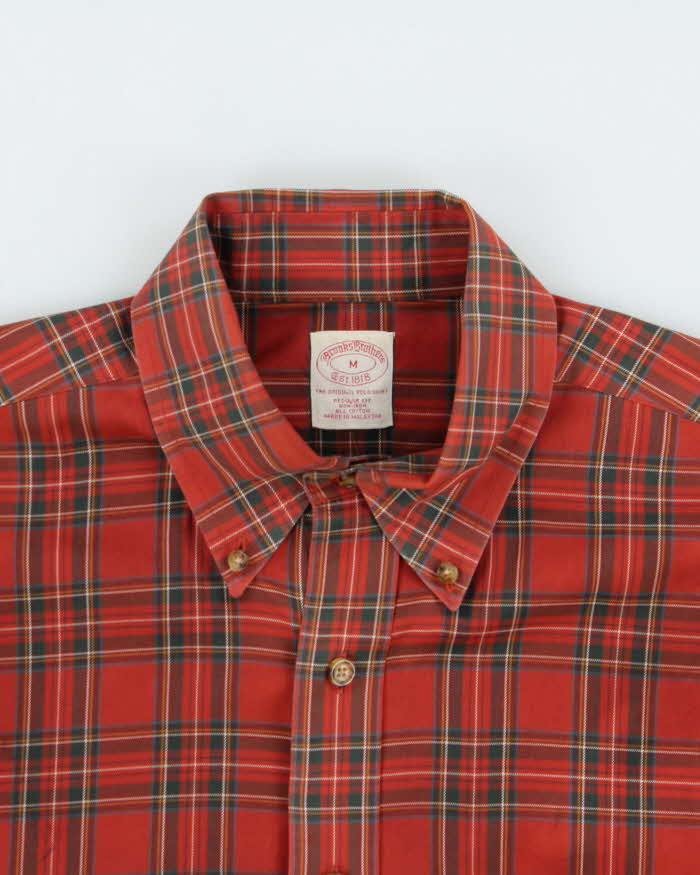 Vintage Brooks Brothers Checked Long Sleeve Shirt - M