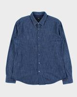 Vintage Hugo Boss Slim Fit Denim Shirt - XL