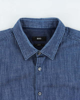 Vintage Hugo Boss Slim Fit Denim Shirt - XL