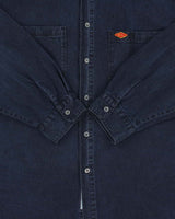 Vintage 1990s Quiksilver Made In USA Dark Wash Long Sleeve Denim Shirt - L