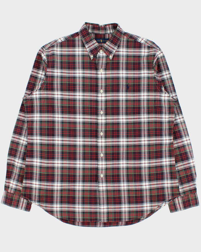 Vintage Ralph Lauren Tartan Plaid Classic Long Sleeve Shirt - XL