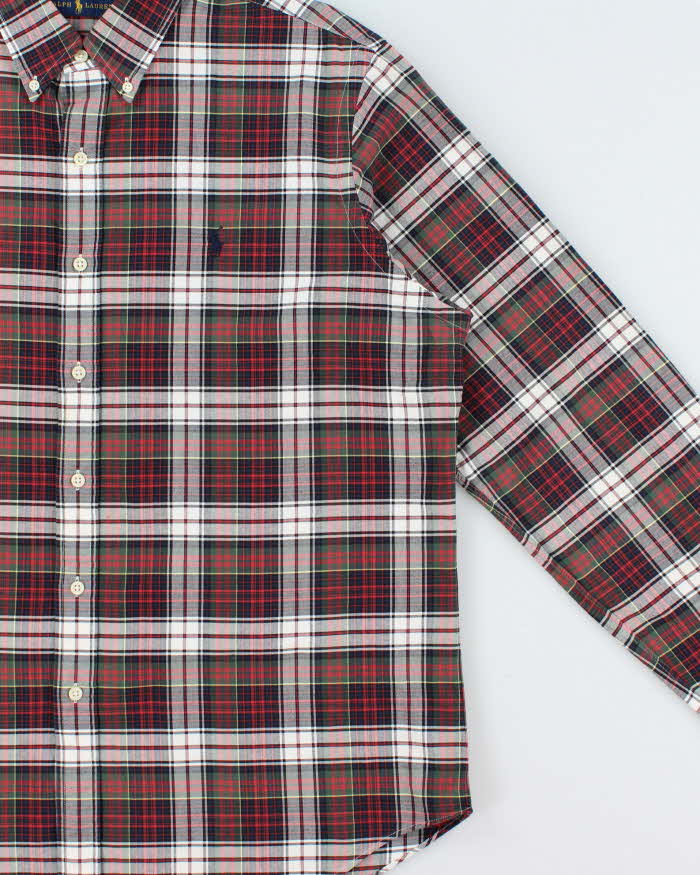 Vintage Ralph Lauren Tartan Plaid Classic Long Sleeve Shirt - XL