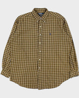 Vintage Y2K 00s Ralph Lauren 'Blaire' Plaid Long Sleeve Flannel Shirt - L