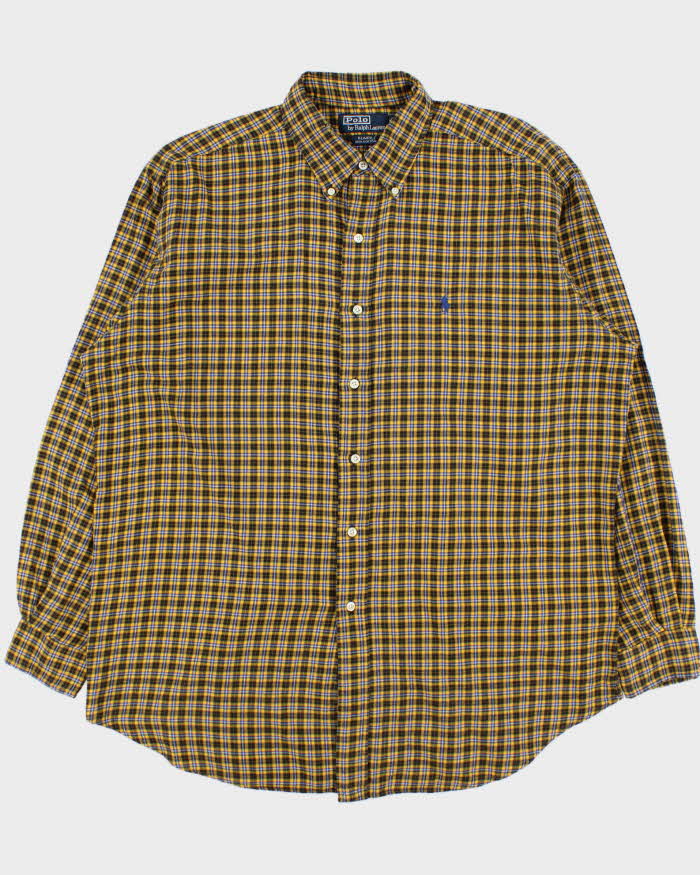 Vintage Y2K 00s Ralph Lauren 'Blaire' Plaid Long Sleeve Flannel Shirt - L