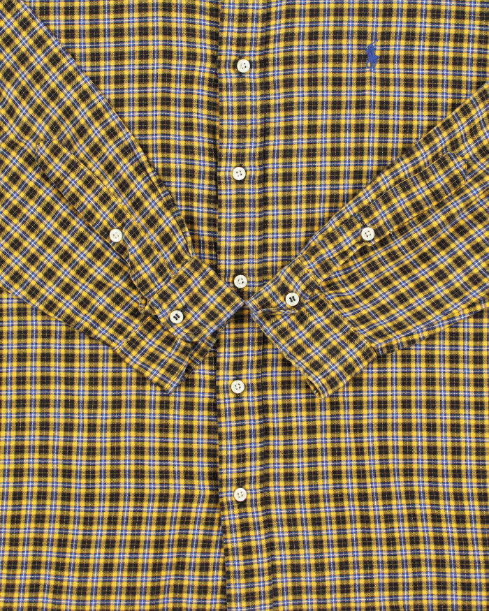 Vintage Y2K 00s Ralph Lauren 'Blaire' Plaid Long Sleeve Flannel Shirt - L