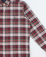 Vintage 1990s Ralph Lauren Classic Tartan Plaid Long Sleeve Pocket Shirt - L
