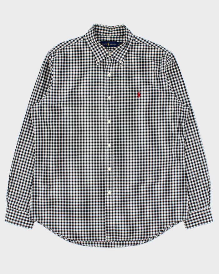 Vintage Ralph Lauren Classic Gingham Check Long Sleeve Shirt - L