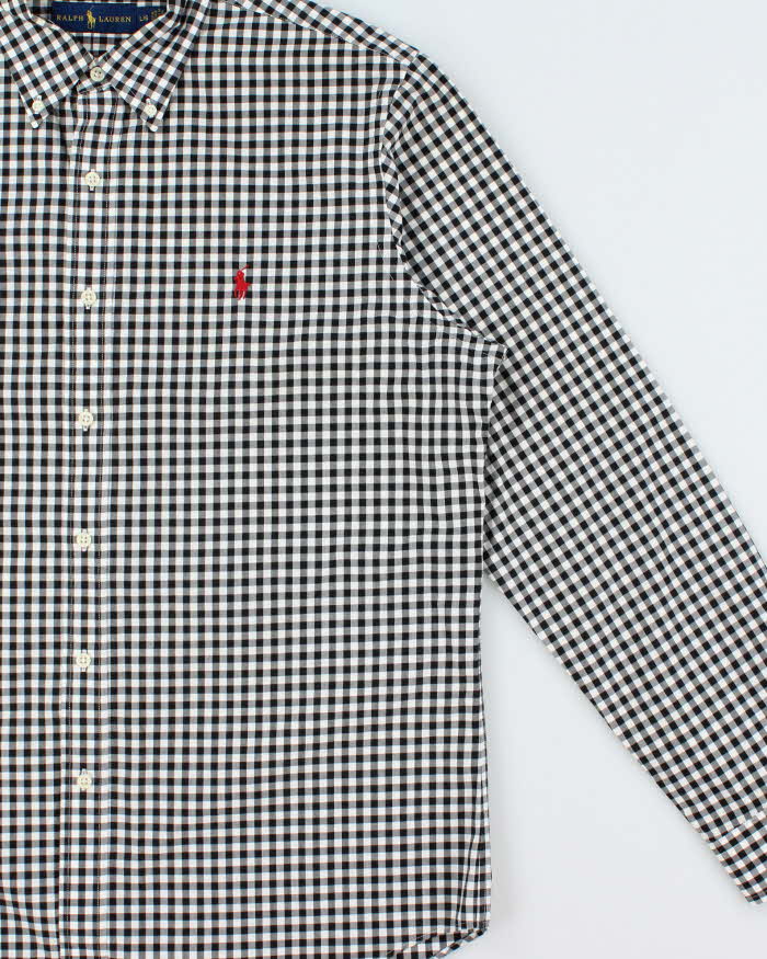 Vintage Ralph Lauren Classic Gingham Check Long Sleeve Shirt - L