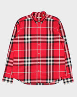 Vintage Y2K 00s Burberry Brit Large Nova Check Long Sleeve Shirt - XL