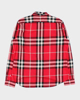 Vintage Y2K 00s Burberry Brit Large Nova Check Long Sleeve Shirt - XL