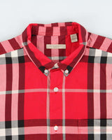 Vintage Y2K 00s Burberry Brit Large Nova Check Long Sleeve Shirt - XL