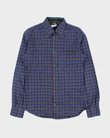 Vintage Y2K 00s D&amp;G Stripe Detailed Check Long Sleeve Western Shirt - XS
