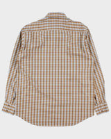 Vintage Y2K 00s Ermenegildo Zegna Check Long Sleeve Shirt - L