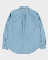 Vintage 1990s Ralph Lauren Classic Fit Lightweight Denim Shirt - M