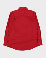 Vintage Y2k 2000s Oakley Metal Logo Long Sleeve Shirt - S