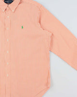 Vintage 1990s Ralph Lauren Striped Long Sleeve Shirt - XL