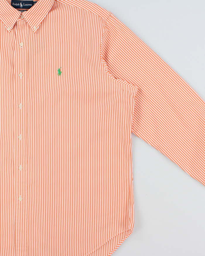 Vintage 1990s Ralph Lauren Striped Long Sleeve Shirt - XL