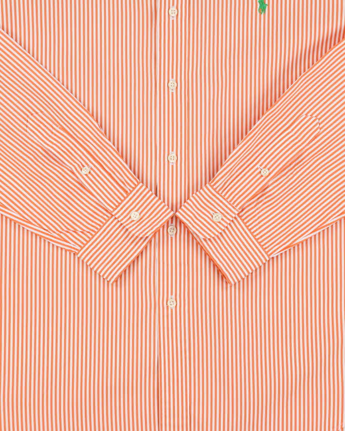 Vintage 1990s Ralph Lauren Striped Long Sleeve Shirt - XL