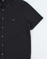 Vintage 1990s Calvin Klein Striped Pocket Short Sleeve Shirt - XL